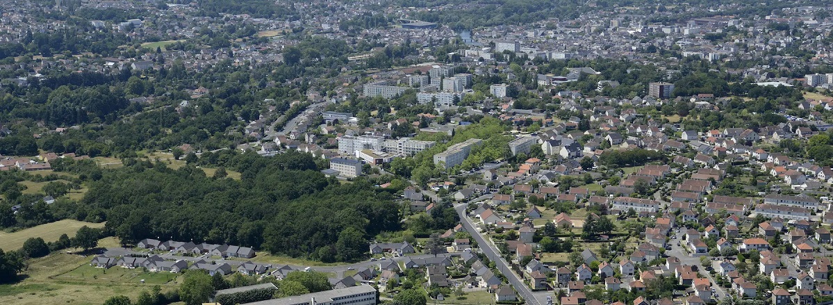 Vue aerienne de Vierzon